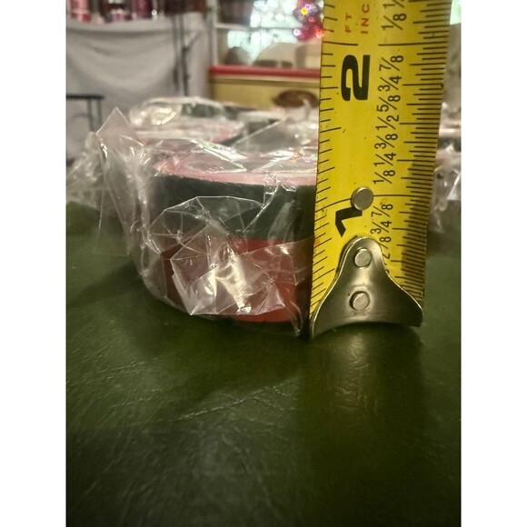 RARE Vintage Wooden Christmas Ornaments NOS Set of 20 w/ Westminster Holiday Tin - Picture 8 of 12